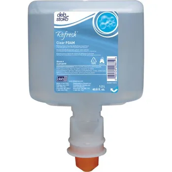 Sada koupelnových doplňků Luxusní pěnové tekuté mýdlo pro bezdotykový dávkovač - TF DEB Clear Foam Wash 3x1,2l