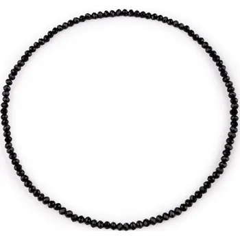 Náhrdelník Náhrdelník pružný z broušených skleněných korálků Varianta: 7 černá, Balení: 1 ks