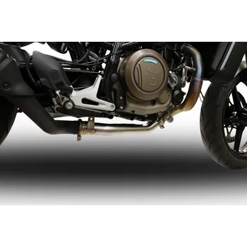 Výfuk pro motocykl Odstranění katalyzátoru GPR Husqvarna Vitpilen 701 2018 - 2020 Decatalizzatore