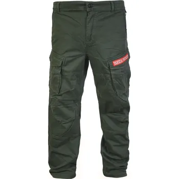 Pánské kalhoty Yakuza Premium Pánské kalhoty Cargo 3750 - tmavě olive - 3750_OLVDARK Velikosti: M