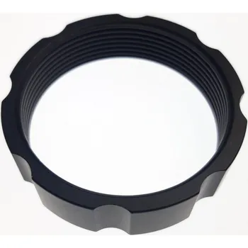 Auto-moto Spring Hardware: Cross-over Ring (2.350 OD X 0.600 TLG, 1.834 Bore) Al 6061, ACME, Black 234-00-153