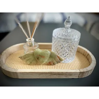 Drahý kámen Onyx Srdce s křídly