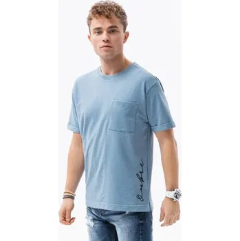 Pánské tričko Pánské tričko s potiskem ABAD modré