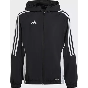 Pánská casual bunda Dětská větrovka adidas TIRO 24 s kapucí černá (116)
