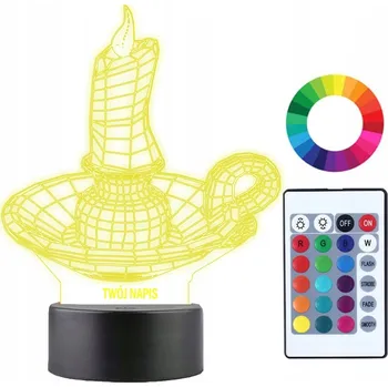 Lampička Plexido vícebarevná Noční lampa