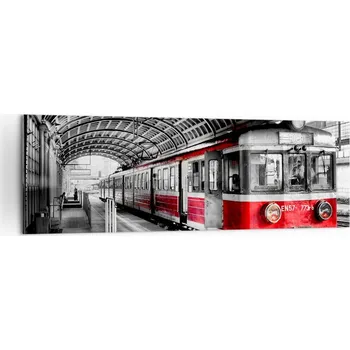 Obraz Velký obraz do obýváku 160x50 vlak moderní fototisk na plátně