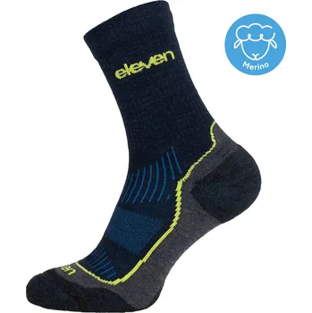 Dámské ponožky Ponožky Eleven Merino Vento Blue Velikost: XL (45-47)