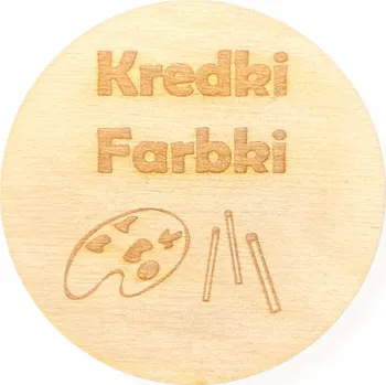 Obraz DŘEVĚNÁ PLAKETA ŠTÍTEK NA ZÁSUVKY KRABIČKA DECOUPAGE PLAKETY 1 KS