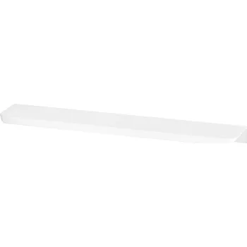 Nábytkové kování Nábytková úchytka hranová BÍLÁ LOFT lehká zaoblená UA06R 43,6 cm 416 mm