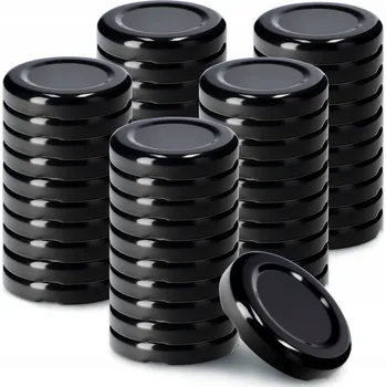 Obraz Šroubovací Víčka Kadax wz8 43 mm černé 50 kusů