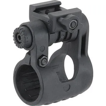Airsoft Montážní kroužek pro svítilnu na RIS nastavitelný - Černá - Element Airsoft