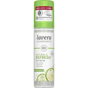 Lavera Pece-o-telo-Body-SPA DeodorantyNatural & RefreshDeodorant Spray 75 ml (2 453,00 Kč / 1 l)