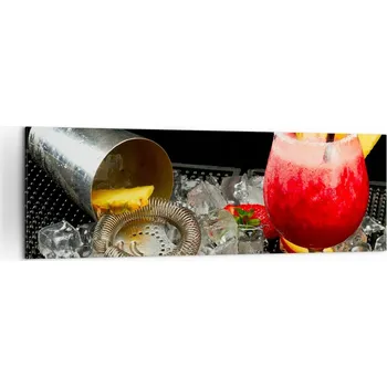 Obraz Velký obraz do obýváku 160x50 nápoj moderní fotoobraz na plátně obrazy