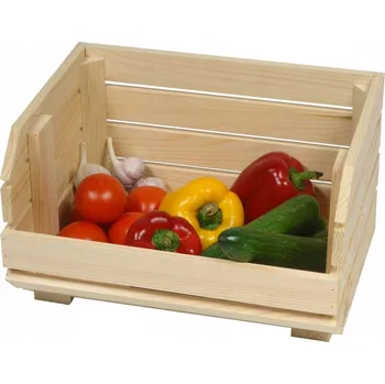 Dílenský regál Dřevěná bedýnka GoodFreshDecor 37x30x22 cm, max. nosnost 18 kg