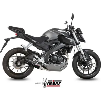 Výfuk pro motocykl Moto výfuk MIVV GP-C BLACK with carbon cap YAMAHA MT-125 2015 - 2019