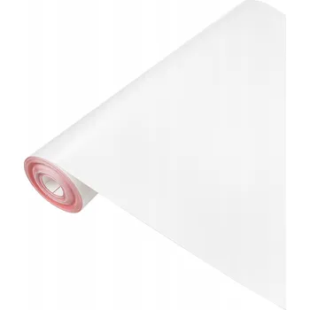 Tapeta Olepovací fólie Bílá Matná Fólie Samolepicí PVC na nábytek, skříňky, regál, šířka 45 cm