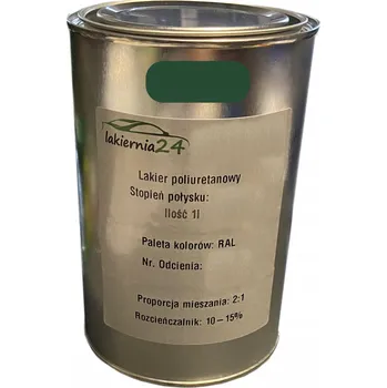 barva a nátěr na dřevo Barva Průmyslový polyuretanový lak 1l lesklý 2:1 RAL 6028