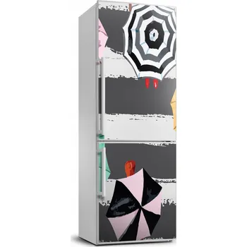 Fototapeta Nálepka Tapeta na ledničku Barevné deštníky 70x190