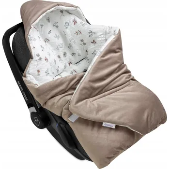 Zavinovačka Mušelínová deka do autosedačky nosítka zavinovačka bavlna velvet Jukki