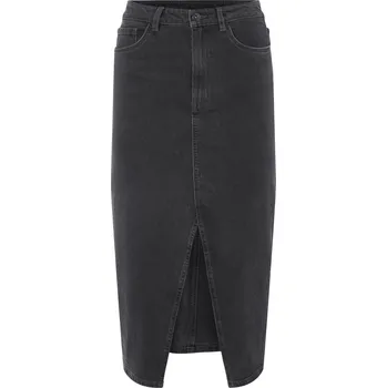 Dámská sukně esmara® Dámská džínová midi sukně (šedá, 36)