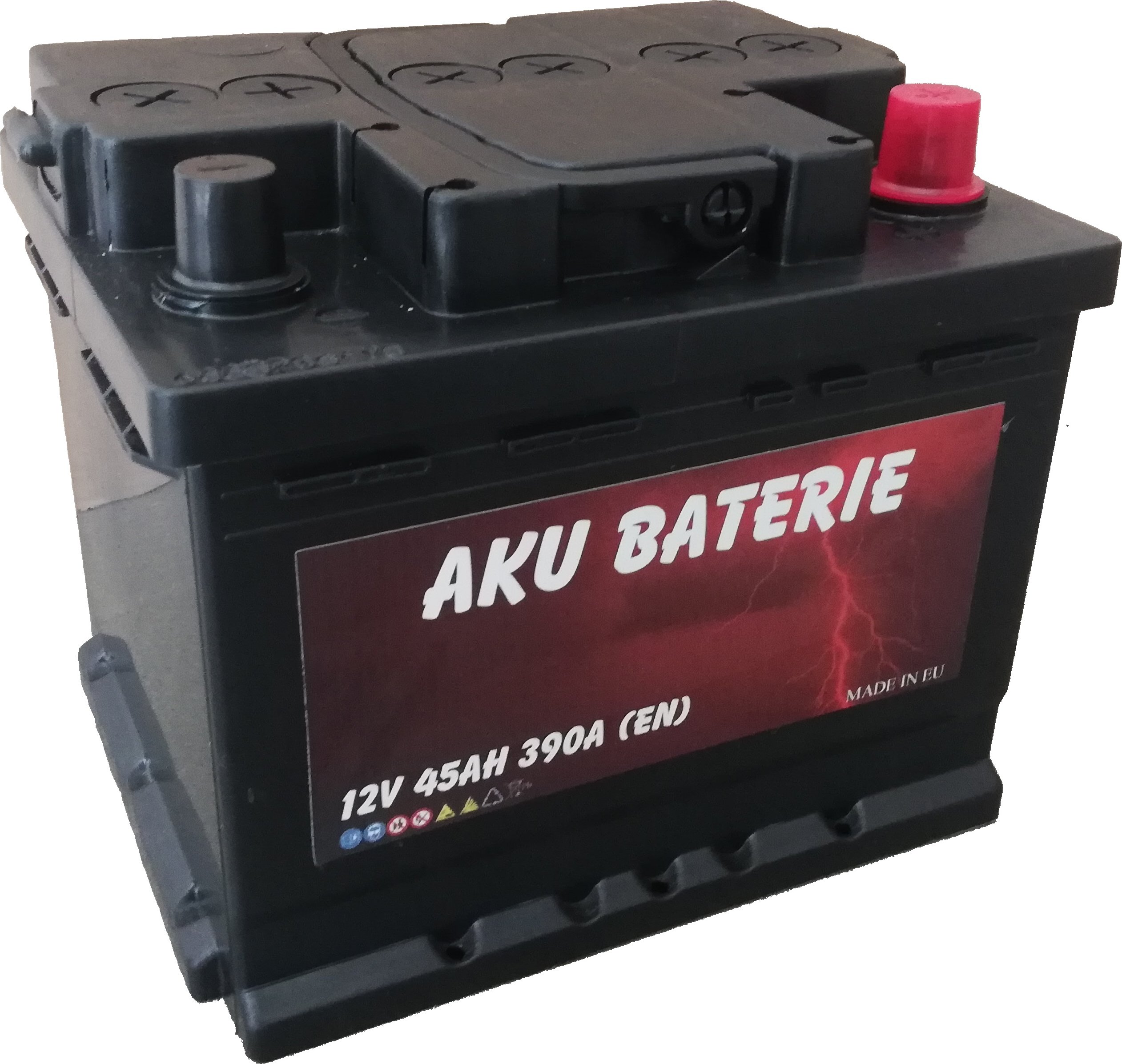 Autobaterie AKU AK450 12V 45Ah 390A