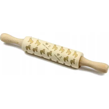Váleček na těsto Chow Chow – malý váleček se psem, váleček na těsto, pomůcka pro keramiku