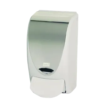 Sada koupelnových doplňků DEB Dávkovač mýdla PROLINE metalická přední strana 1 l