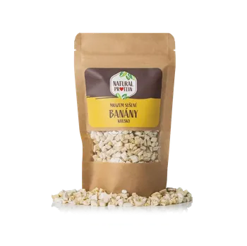Sušené ovoce NaturalProtein Mrazem sušené banány - kousky