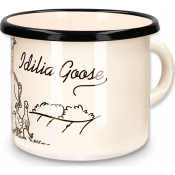 Hrneček Olkusz Krémový s husou, kovový, 500 ml