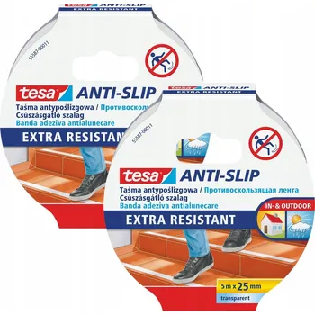 Lepicí páska TESA Protiskluzová ochranná páska na schody transparentní 5 m x 2 cm