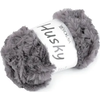 Příze Pletací příze Husky 100 g Varianta: 6 šedá, Balení: 1 ks