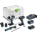 Šroubovací a vrtací sada Combo sada Festool TID 18 5,0/4,0-Set TPC 18/4 (577654)