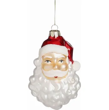 Vánoční dekorace Vánoční Koule ve tvaru Svatého Mikuláš, ozdoba na vánoční stromeček