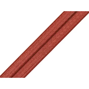 Textilie Lemovací pruženka půlená šíře 18 mm Varianta: 30 hnědá, Balení: 25 m