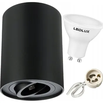 Bodové svítidlo Stropní bodové svítidlo kulatý LEDLUX černé
