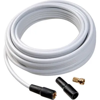 Počítač Vivanco 44060 bílý 10m satelitní koaxiální kabel, dvojité stínění <110dB, 75 Ohm