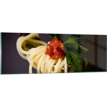 Obraz Obraz na skle do obýváku ložnice 90x30 gastronomie obrazy na zeď sklo