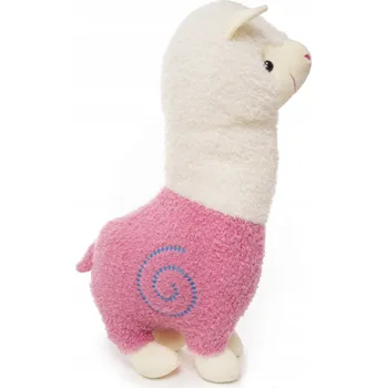 plyšák Měkká plyšová lama alpaka dárek velká 60 cm růžová