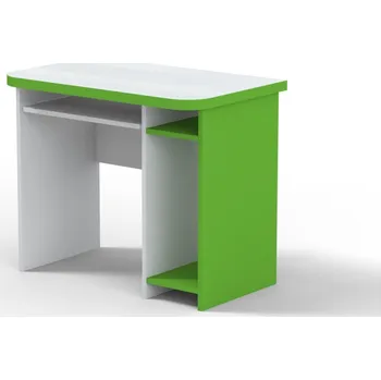 Počítačový stůl Počítačový stůl 90×55 CASPER DALE C003 creme/zelená/růžová