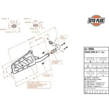 Auto-moto Výfuk LeoVince PIAGGIO SFERA 50 1st edition 1994 SITOPLUS