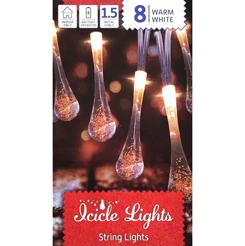 Vánoční dekorace Vánoční světýlka - rampouchy ledu, 1,5 metru