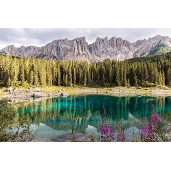 Obraz Plakát Jezero Karersee bez rámu 91,5 x 61 cm