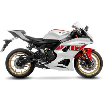 Výfuk pro motocykl Výfuk LeoVince YAMAHA YZF-R7 2021 - 2024 LV-10 FULL BLACK