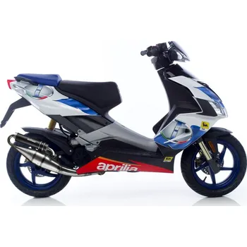 Auto-moto Výfuk LeoVince APRILIA SR 50 R FACTORY carburetor Piaggio engine 2004 - 2012 HAND MADE TT BLACK EDITION