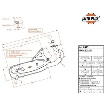 Motodíl Výfuk LeoVince APRILIA SCARABEO 50 1993 - 1997 SITOPLUS