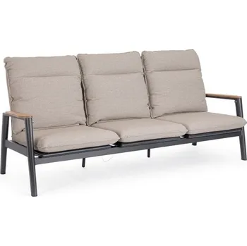 Pohovka BIZZOTTO Zahradní pohovka MIGUEL antracit 213cm 0663656