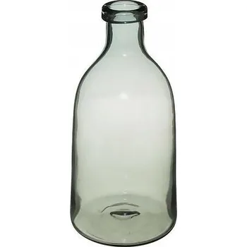 Váza Váza Solid House, sklo v barvě mořské pěny, výška 29 cm