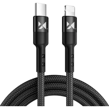 Datový kabel Kabel Wozinsky USB typ C - Apple Lightning 1 m černý