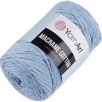 Příze Pletací příze Macrame Cotton 250 g Varianta: 38 (760) modrá světlá, Balení: 1 ks