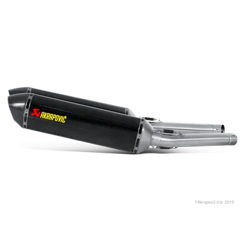 Výfuk pro motocykl Akrapovic Slip-On Line Carbon fiber/Carbon Suzuki GSX-R 1300 Hayabusa 2008 – 2017